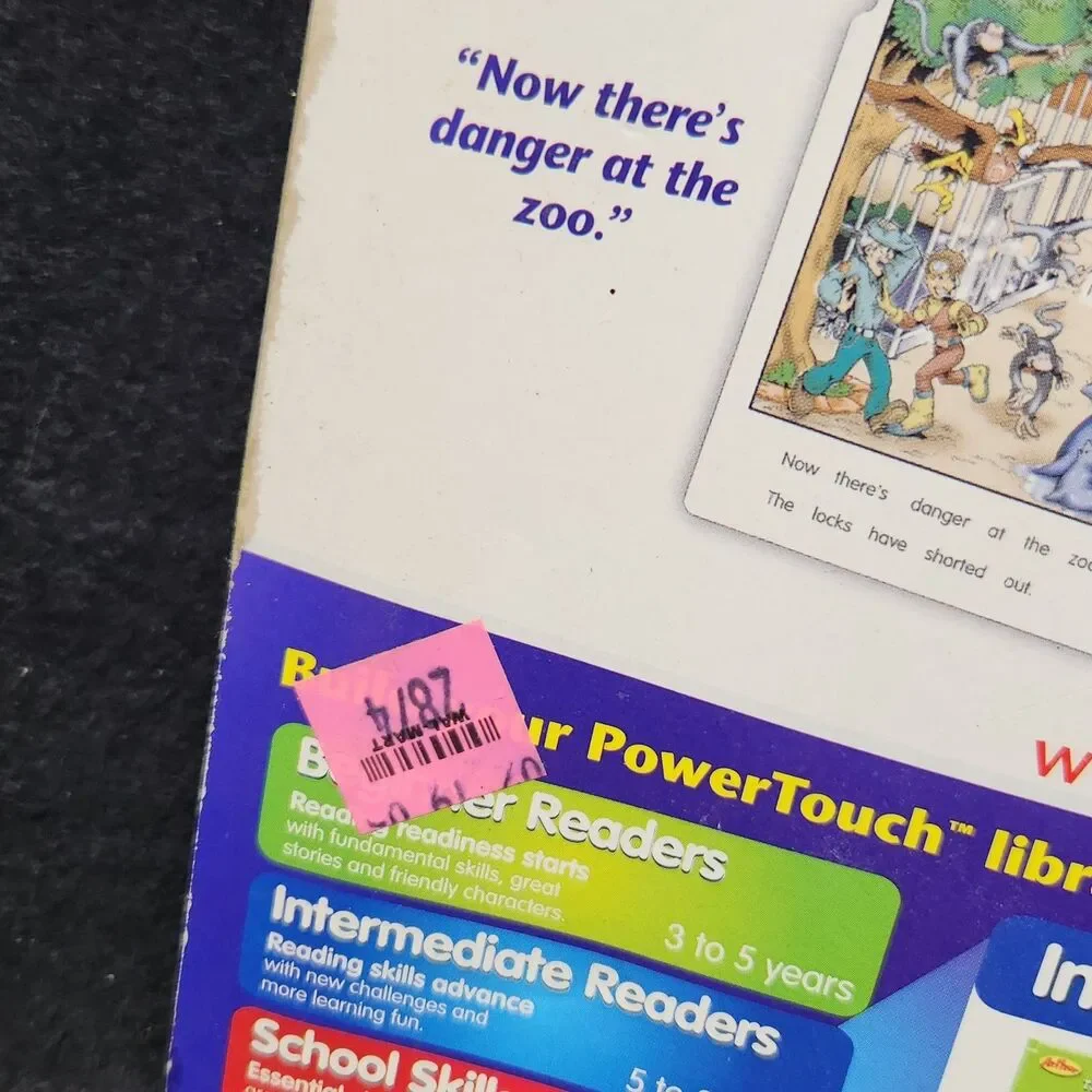 2003 Fisher Price PowerTouch Rescue Heroes STORM WARNING Book & Cartridge NEW